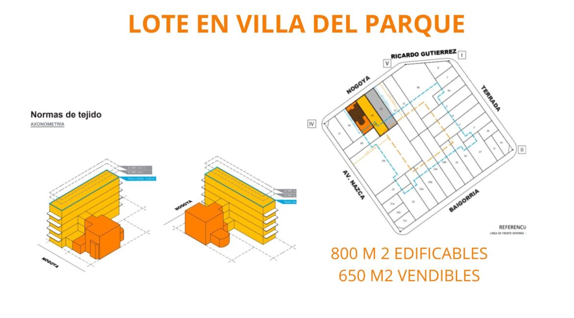 LOTE EN VILLA DEL PARQUE